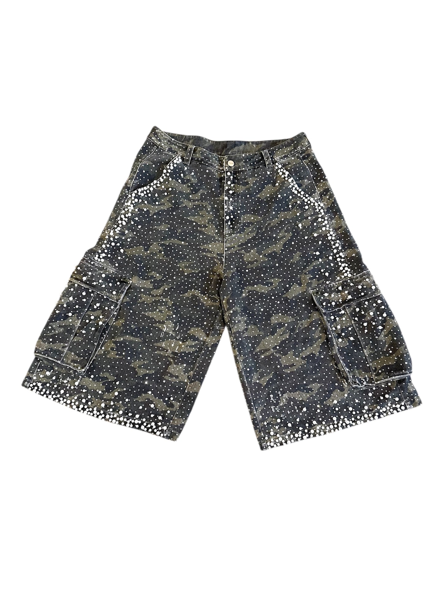 CRYSTAL CAMO JORTS