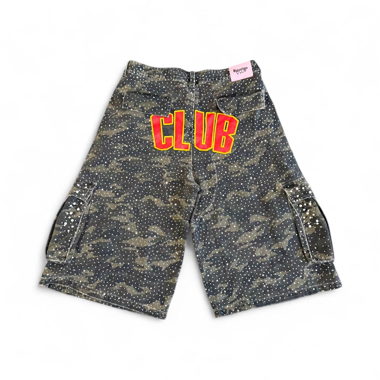 CRYSTAL CAMO JORTS